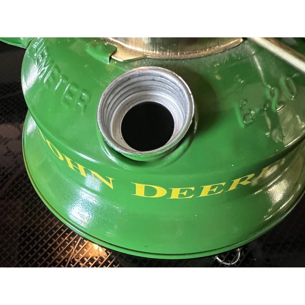 John Deere Kerosene Lantern Green Yellow Moline Ill Vintage Style Oil Lamp 12in - Picture 10 of 11